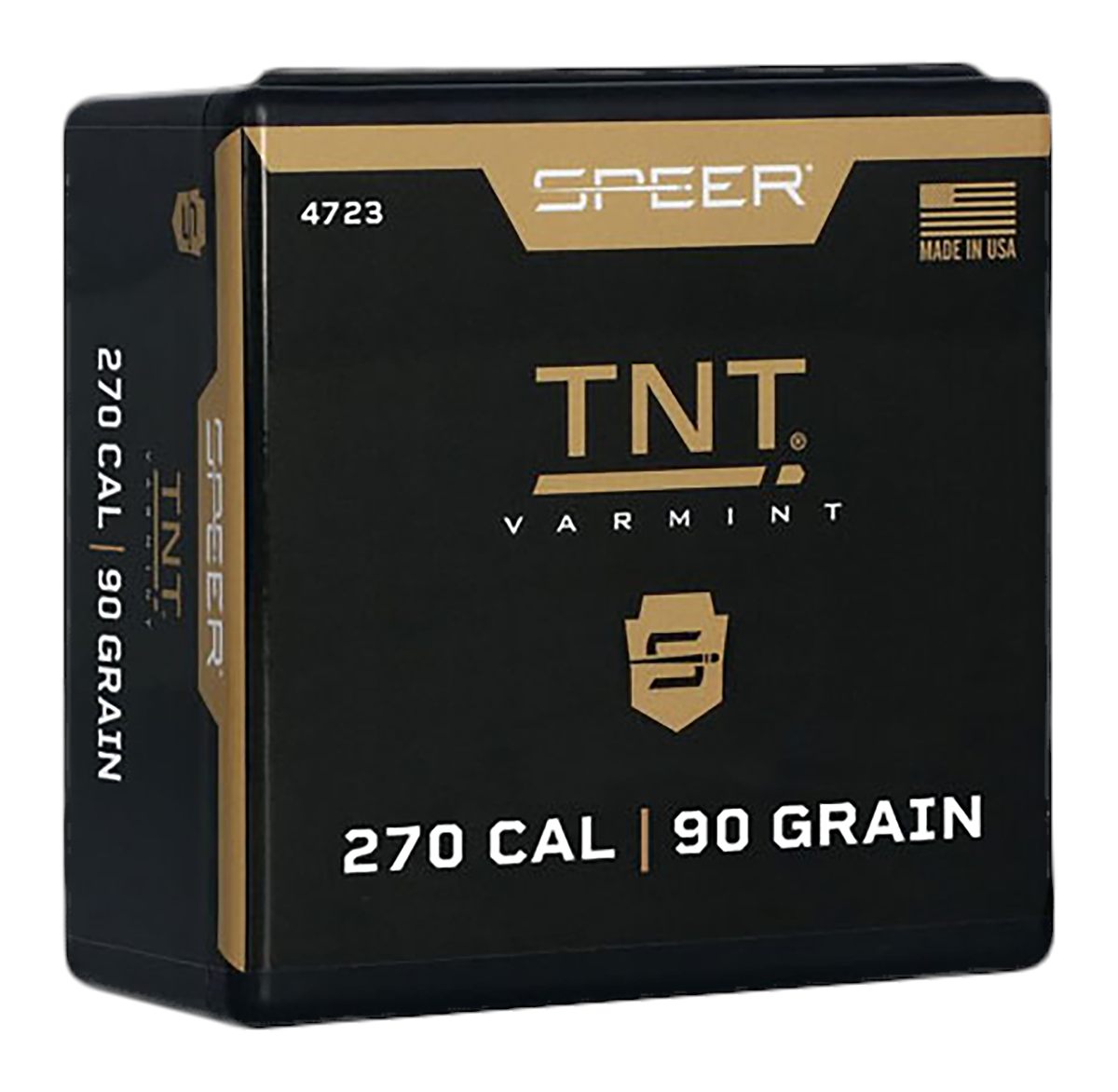 Speer 4723 TNT 270 Win 90gr Jacketed Hollow Point 650 Per Box/1 Case