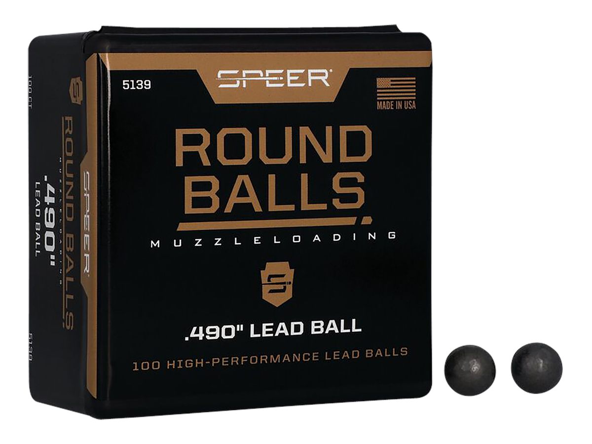 Speer 5139 Lead Balls 50 Cal 176gr 100 Per Box/5 Case