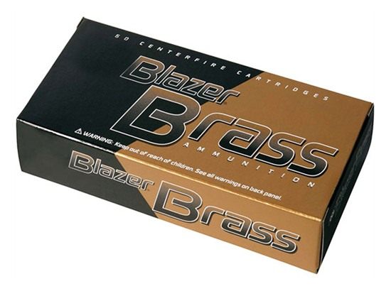 Blazer Ammunition CCI 5210 Brass Handgun 40S W 165gr Full Metal Jacket 50 P view 2