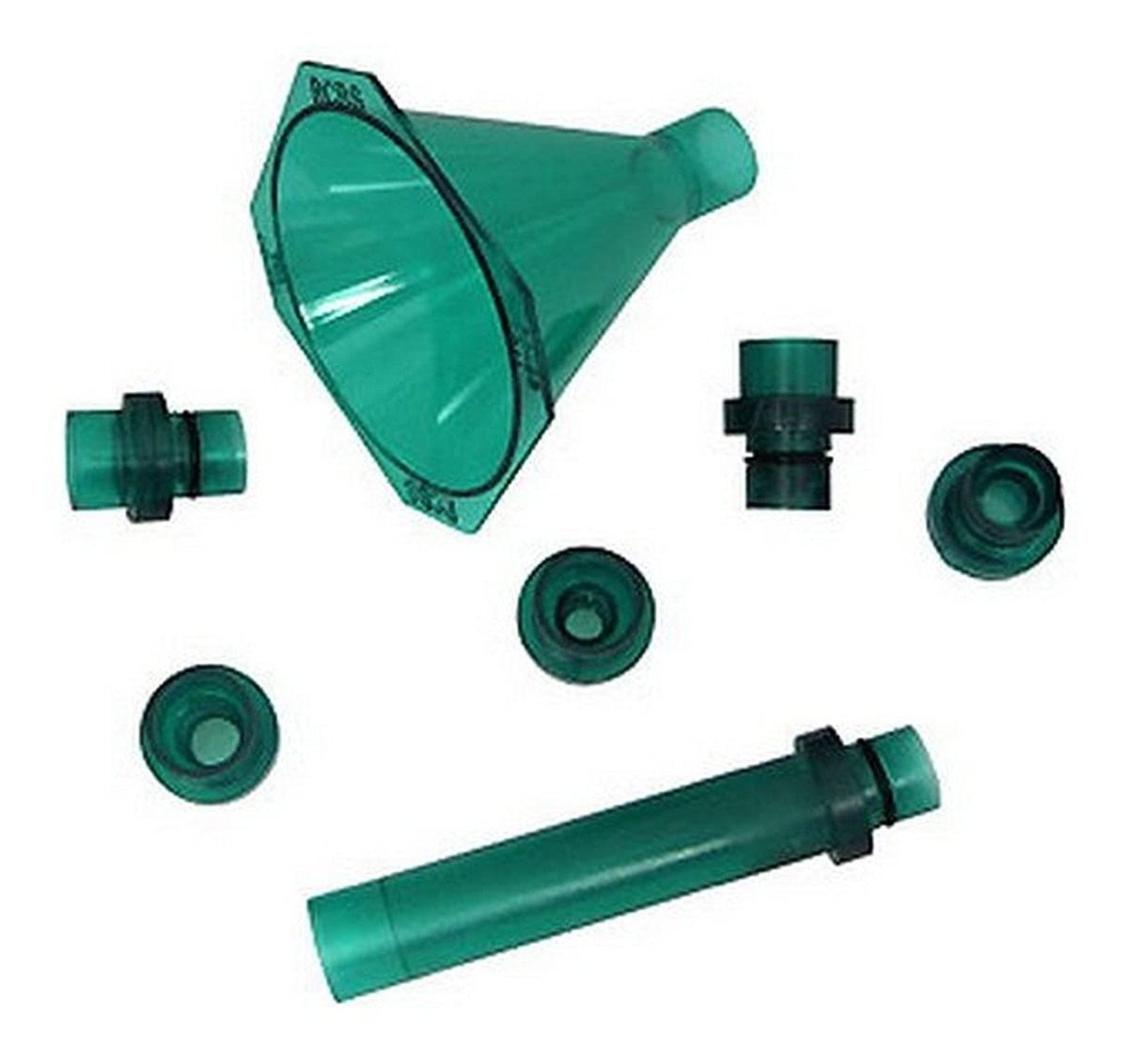 RCBS 09190 Quick Change Powder Funnel Kit Green