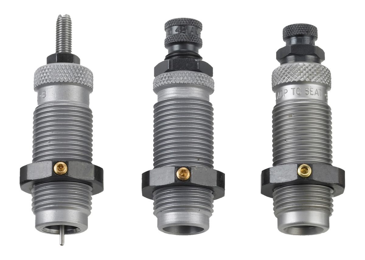 Rcbs Carbide Taper Crimp 3 Die Set - Group B - Popular Pistol Cartridges