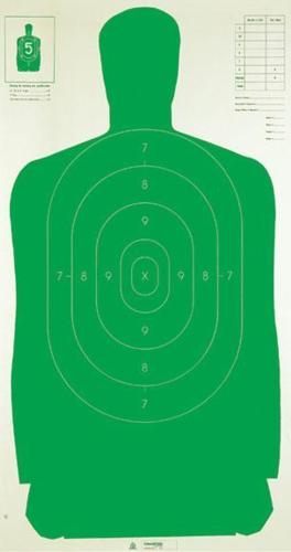 Champion LE Targets Paper Silhouette - 24in X 45in Green 100/Pack