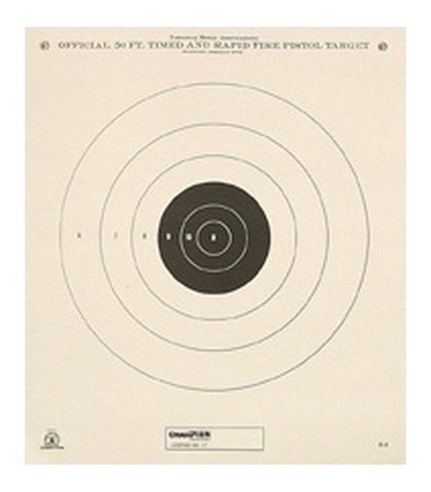 Champion Traps and Targets, NRA 50ft Timed Rapid Fire Tagboard (Per 12)