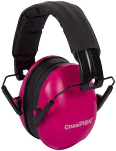 Champion Traps and Targets Slim Passive Ear Muffs, Pink