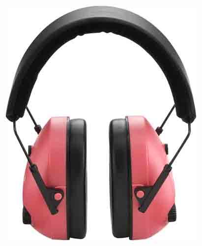 Champion Targets 40975 Electronic Muffs 25 dB Over the Head Pink/Black