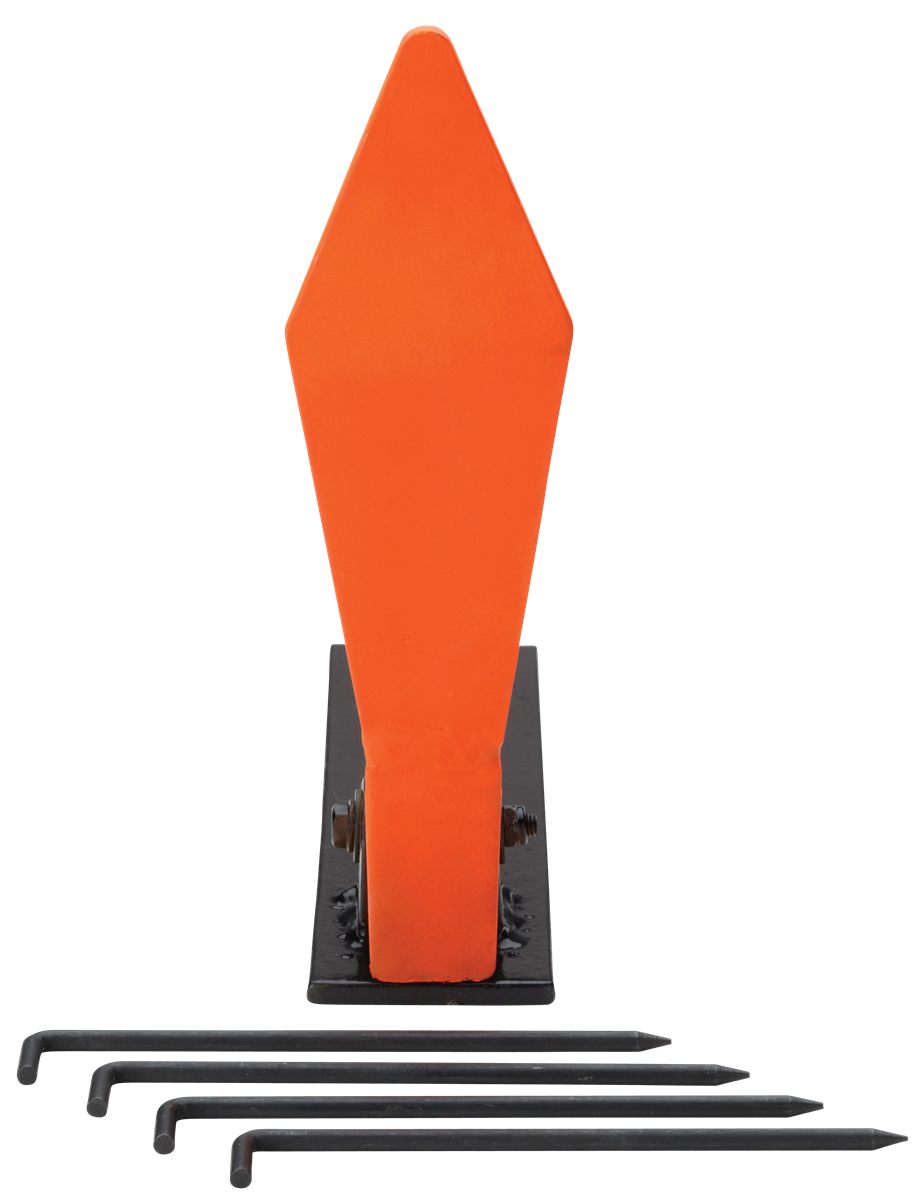 Champion Range and Target Traps Metal Pop-Up (Diamond Shape) Orange, 7 1/2i view 2