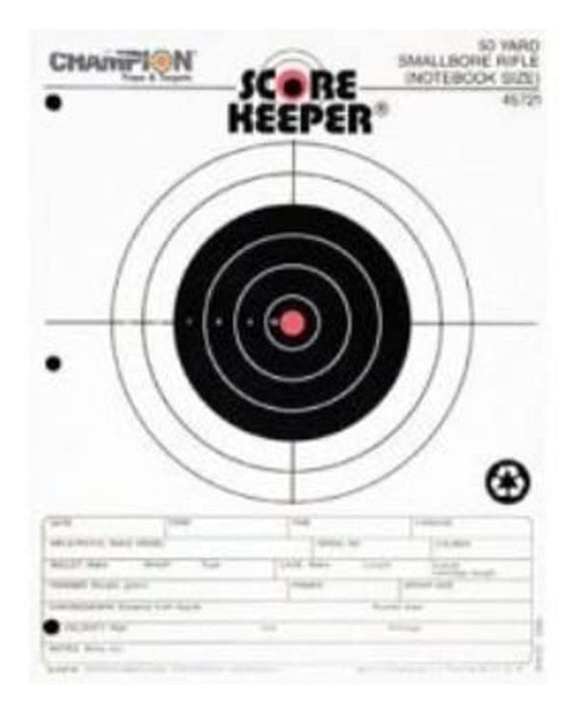 Champion Traps and Targets Score Keeper Fluorescent Orange Bull 50-Feet Slo view 2