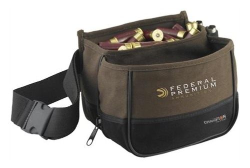 Champion Traps and Targets 45852 Double Box Shell Pouch, Brown view 2