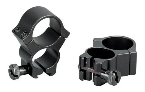 Redfield See Through Scope Rings .22 cal 3/8" Dovetail Black 2/ct
