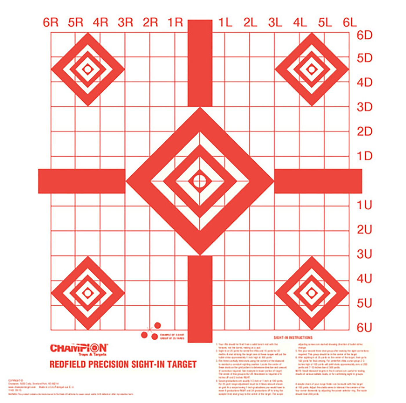 Champion Range and Target Redfield Style Precision Sight in 100 Pk