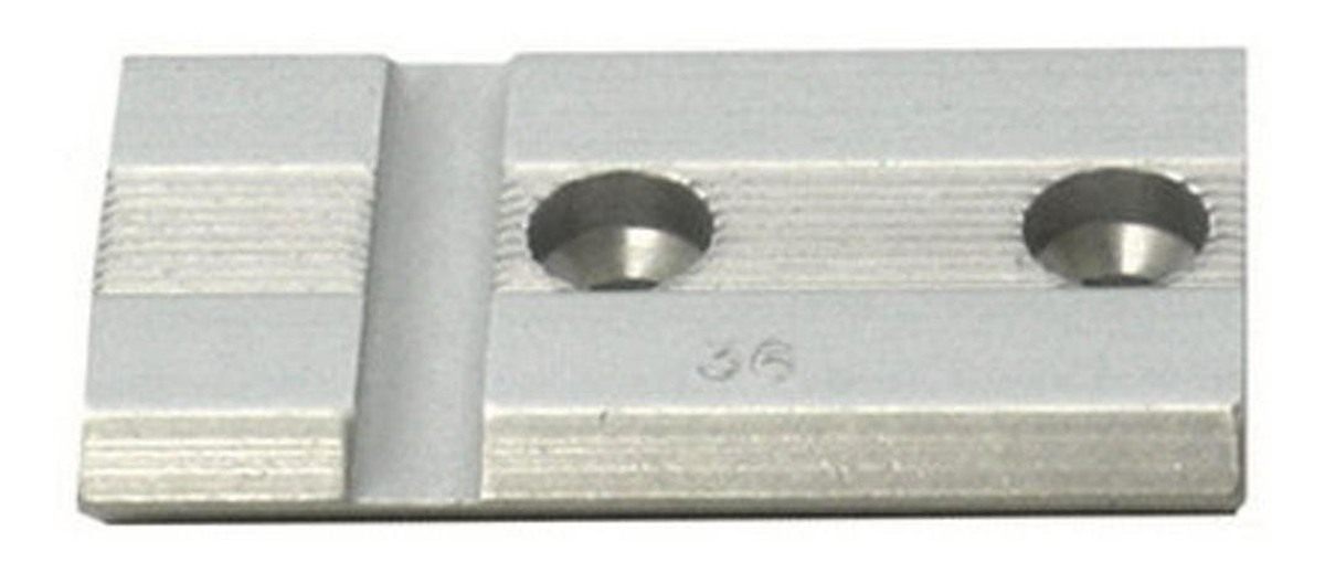 Weaver Top Mount Aluminum Scope Base, Silver, 36S, Remington 700, Howa view 2