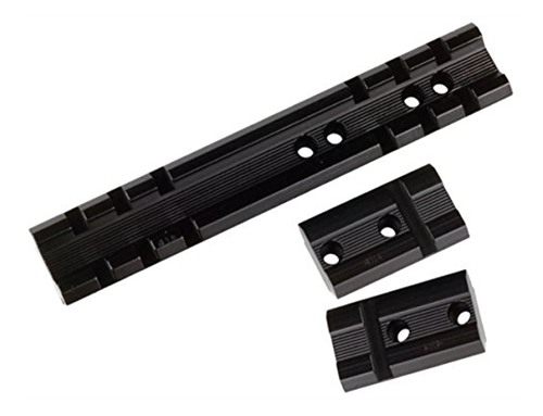 Weaver Base Top Mount - 15, Gloss Black (48015) view 4