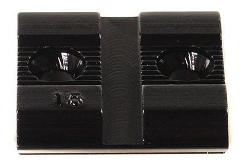 Weaver Base Top Mount - 15, Gloss Black (48015) view 5