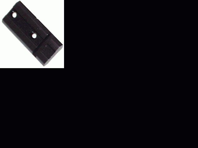 Weaver Base Top Mount - 40A, Gloss Black view 3