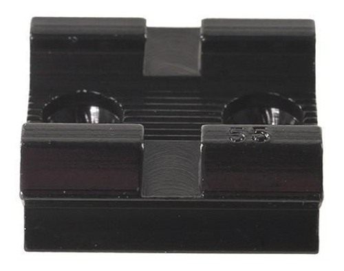 Weaver Base Top Mount - 55, Gloss Black, (48055) view 3