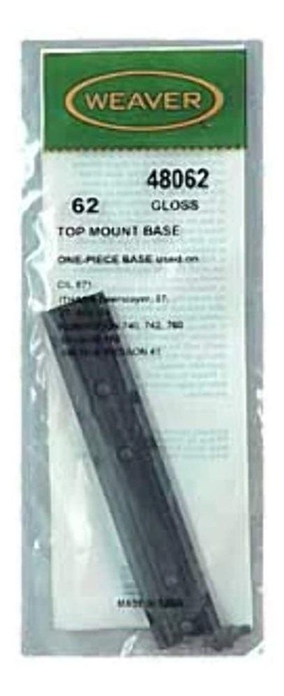 Weaver Top Mount Base 62 Black view 2