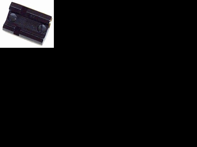 Weaver Base Top Mount - 75 Gloss Black view 2