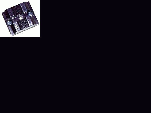 Weaver Base Top Mount - 95, Gloss Black, (48095) view 2