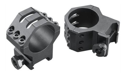Weaver 30mm Six Hole Tactical High Rings (Matte Black) view 2