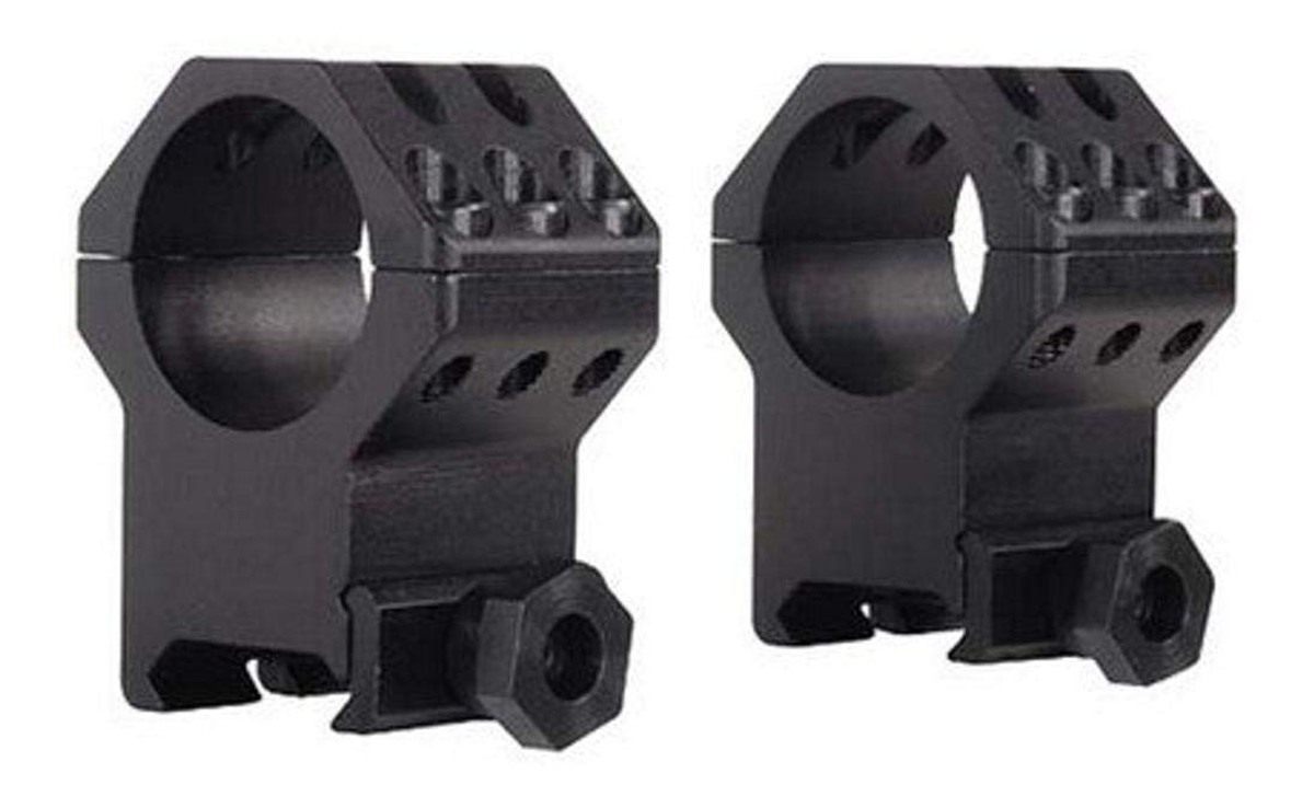 Weaver 1-Inch Six Hole Tactical XX-High Rings (Matte Black)