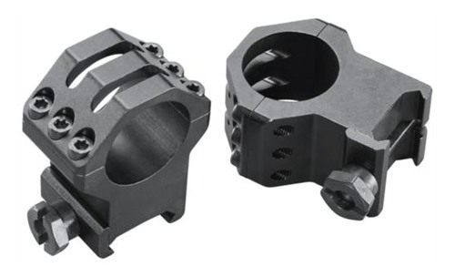 Weaver 1-Inch Six Hole Tactical XX-High Rings (Matte Black) view 4