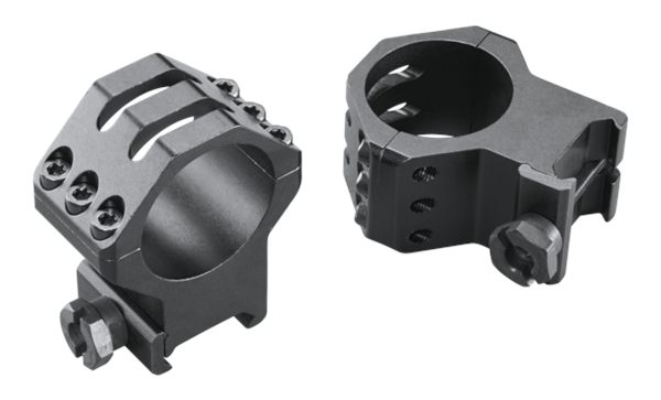 Weaver 30mm Tactical 6-Hole Rings, Matte, X-High - 48354 view 2