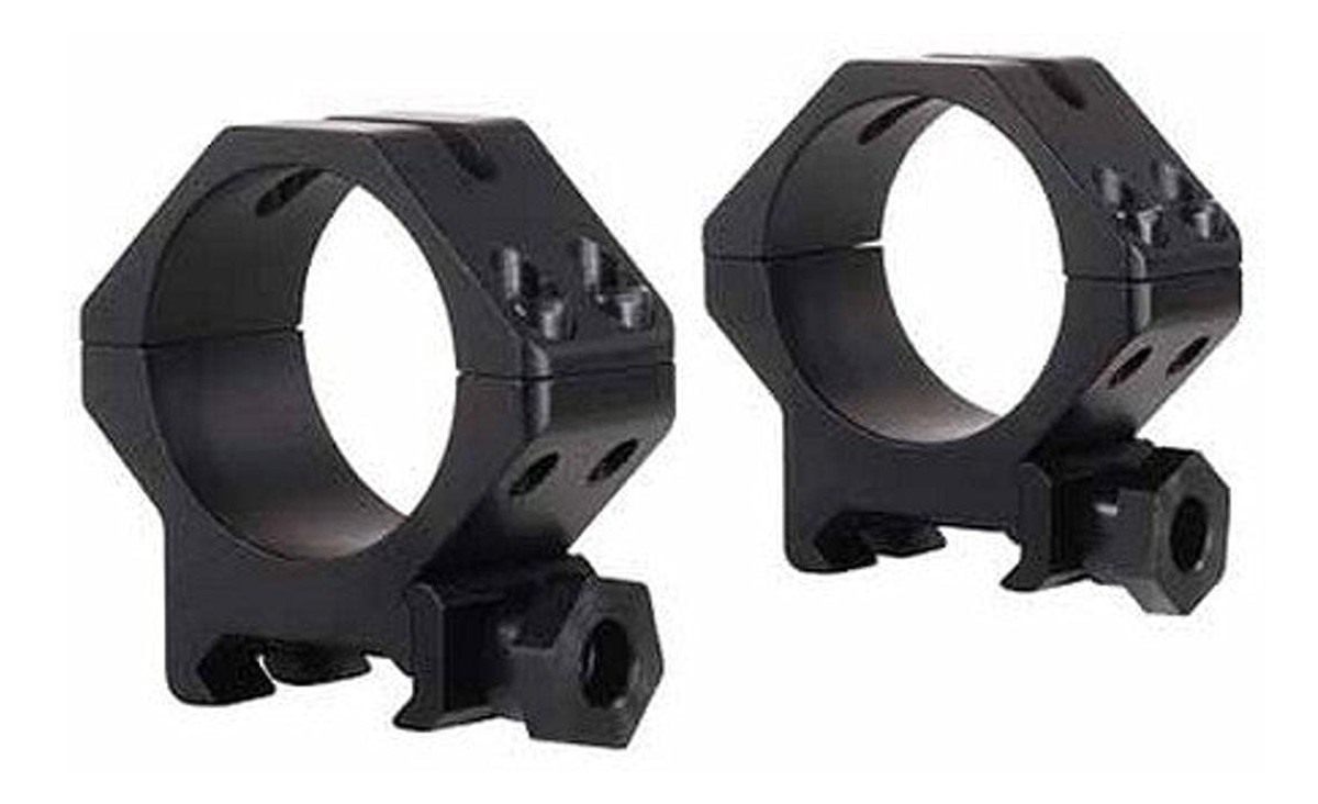 Weaver Four Hole Skeleton 30mm Low Ring, Matte Black view 2