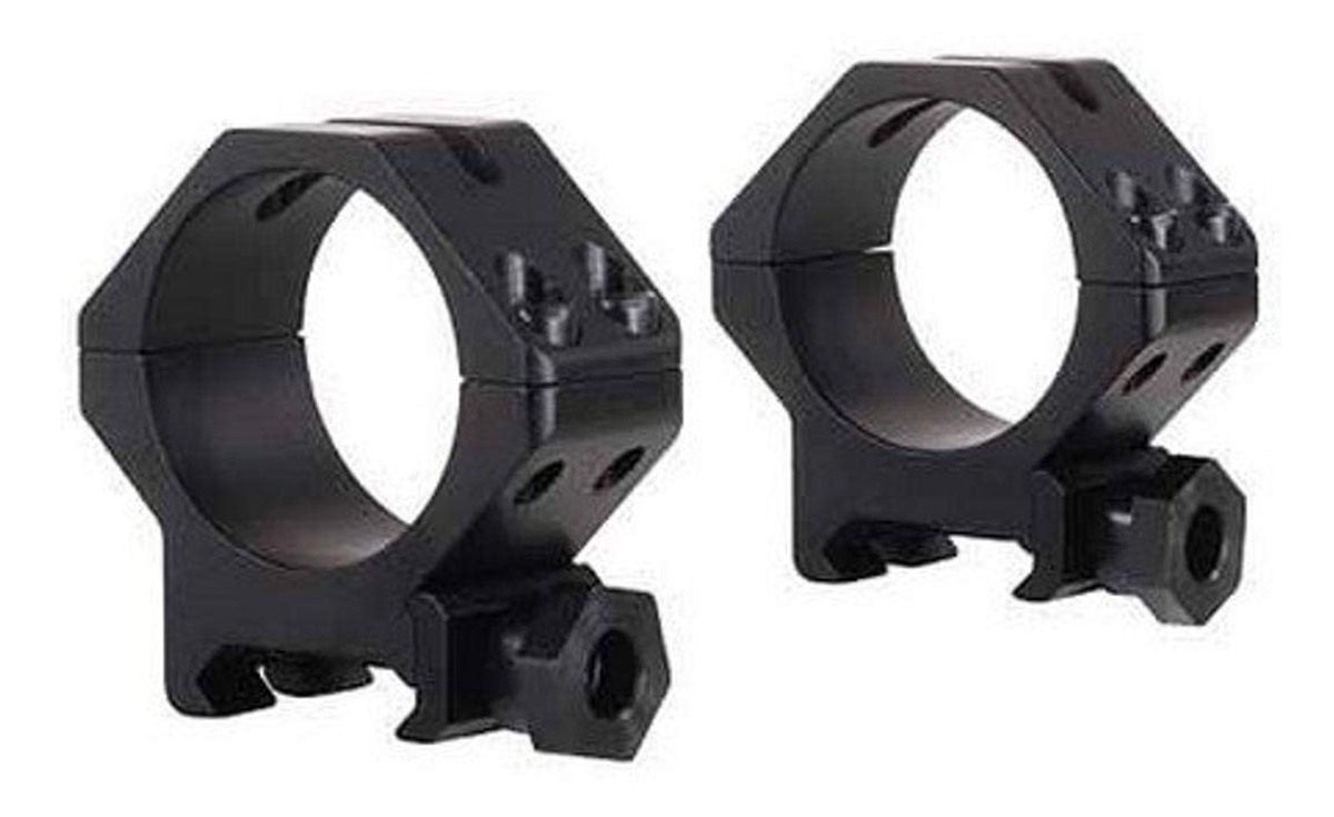 Weaver Four Hole Skeleton Rings (30mm Medium Height), Matte Black view 2