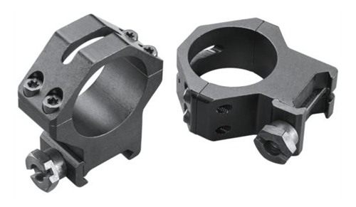 Rcbs Weaver Mounts 48366 Four-Hole Skeleton Rings Matte Black 30mm High view 2