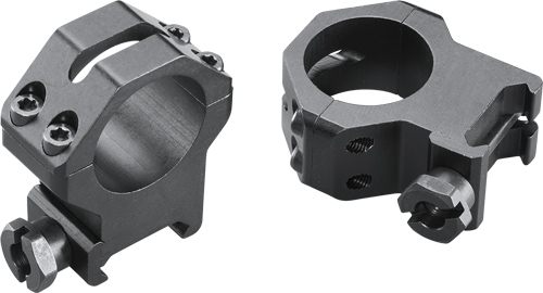 Rcbs Weaver Mounts 48366 Four-Hole Skeleton Rings Matte Black 30mm High view 3