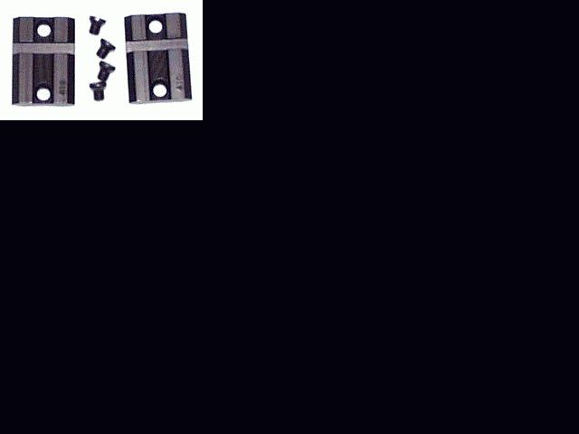Weaver Base Top Mount - 418M, Matte Black, (48435) view 2