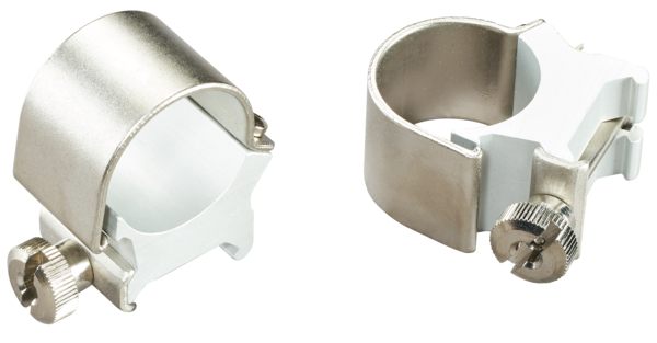 Weaver Detachable High Top Mount Rings, 1-Inch, Silver