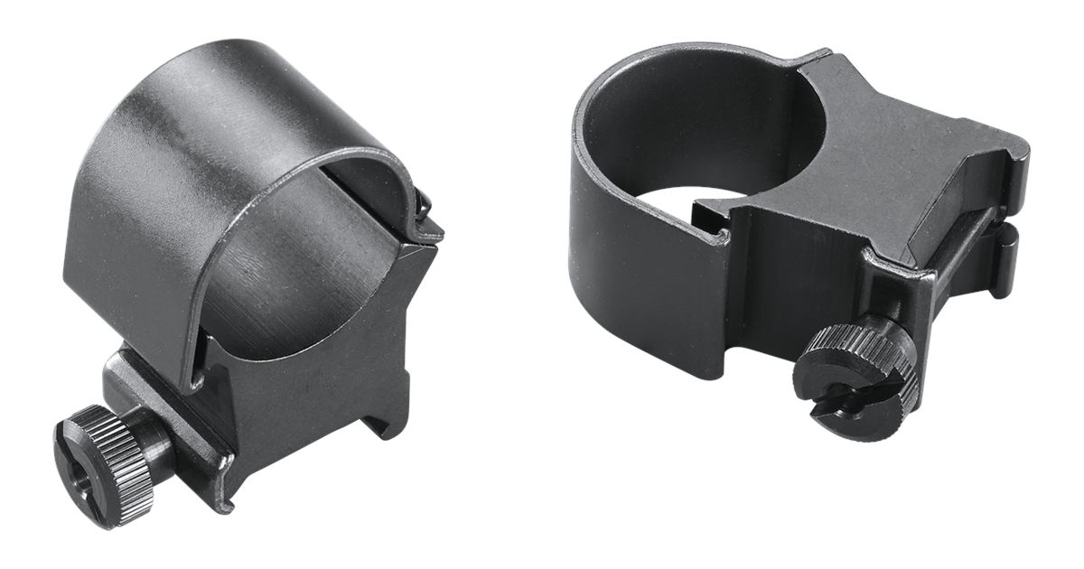 Weaver 49044 Detachable Top Mount Rings, 1in Extra High, Matte black