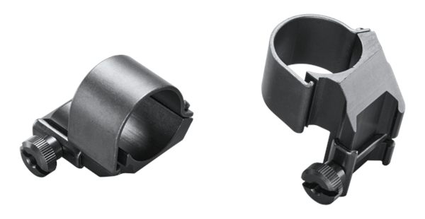 Weaver Detachable 1in Top Mount Extension Rings (Set of 2) Finish: Matte Bl