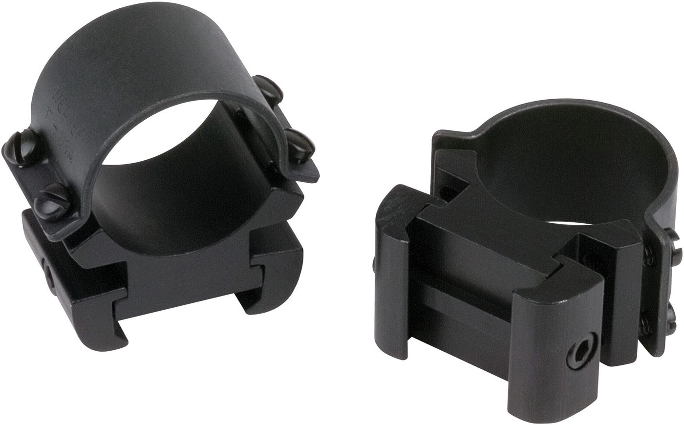 Weaver Sure Grip Windage 1-Inch High Adjustable Rings (Matte Black)