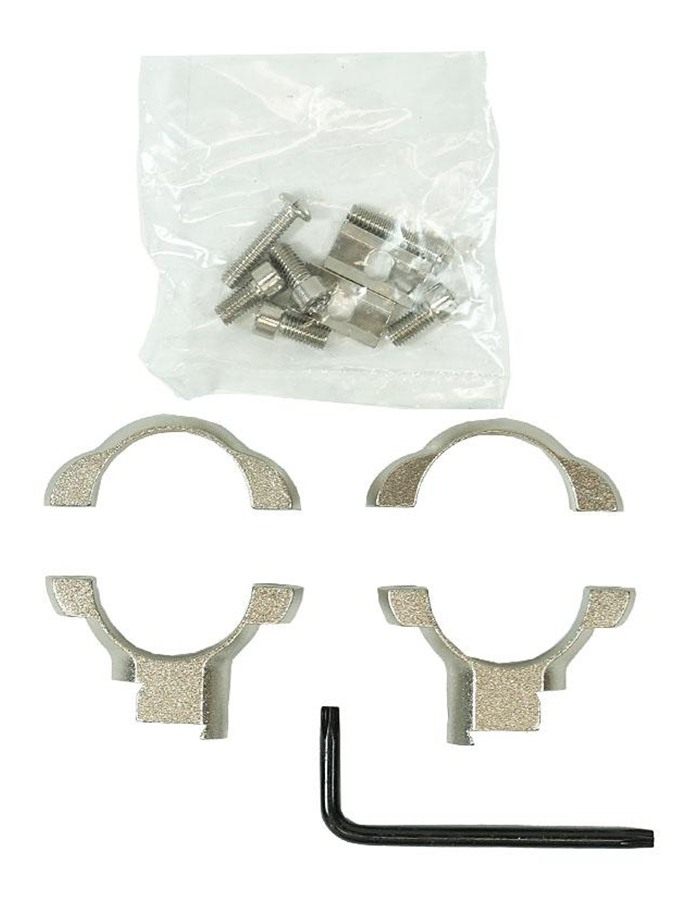 Weaver Grand Slam 1-Inch .22 High Style Rings (Nickel) view 4