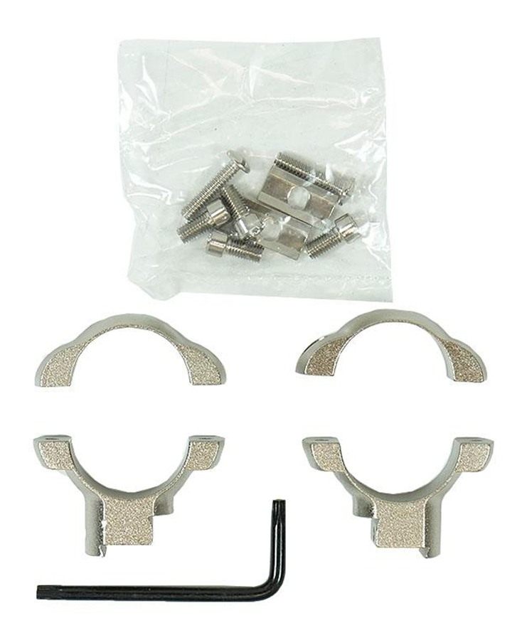 Weaver Grand Slam 1-Inch .22 High Style Rings (Nickel) view 5