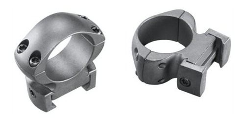 Weaver 2-Piece Grand Slam Steel Top Mount Scope Rings 1in High Matte (Winda view 2