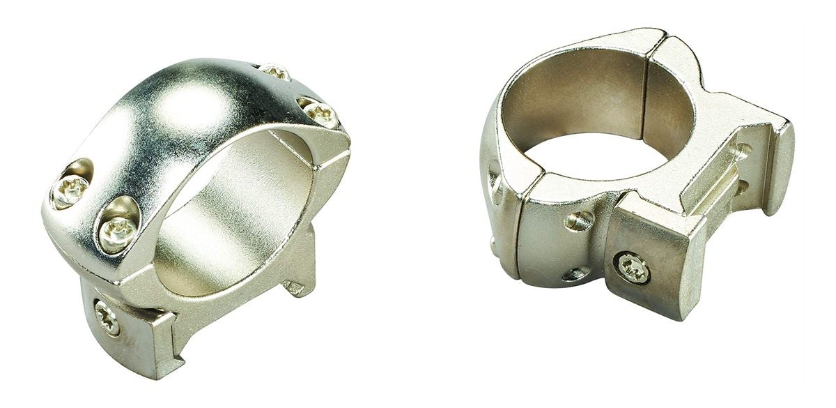 Weaver 49321 Grand Slam Steel Rings, 1in, Medium, Silver