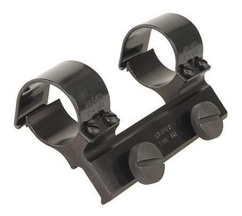 Weaver Side Mount Base - 1-Inch High Bracket and Rings, Gloss Black view 3