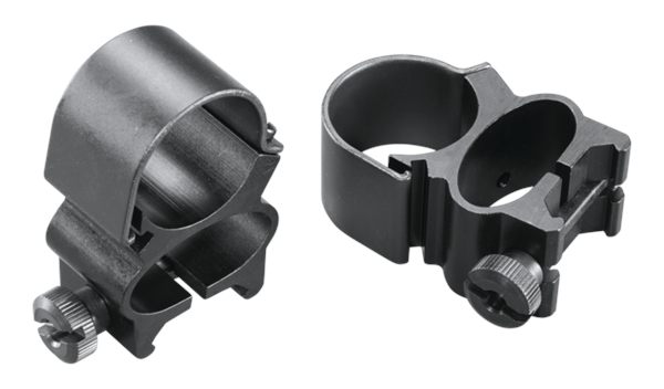 Weaver See-Thru 1-Inch Detachable Rings (Matte Black) view 2
