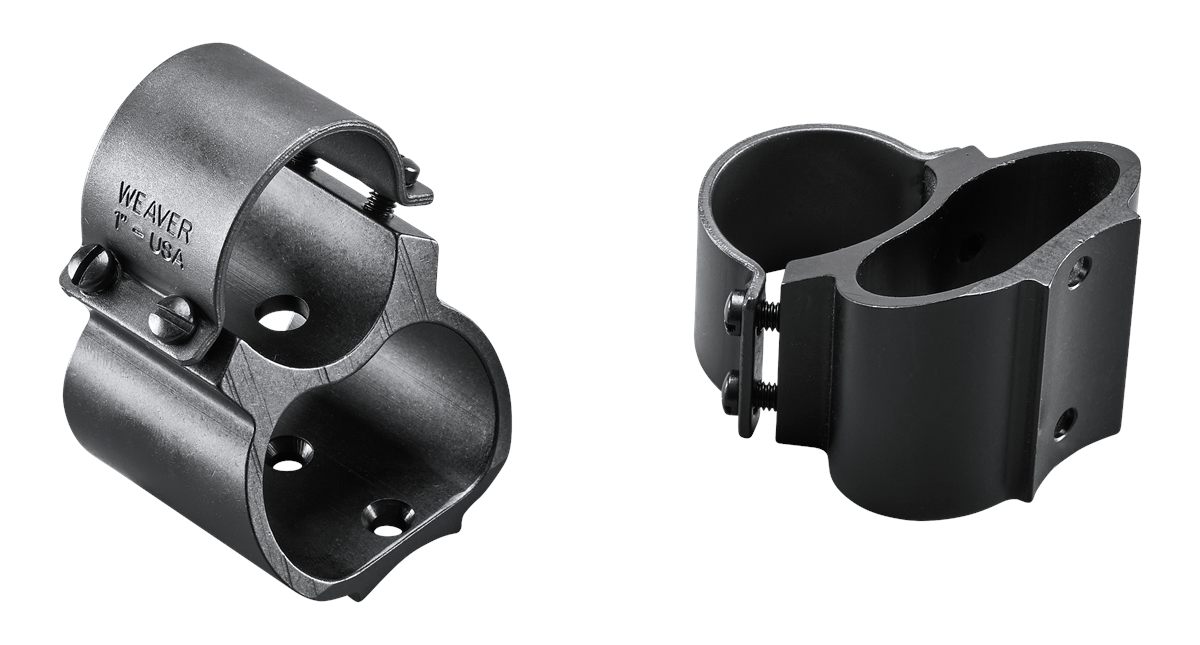 Weaver 1-Inch Steel Lock Mounts for Remington 742/760 Gloss Black