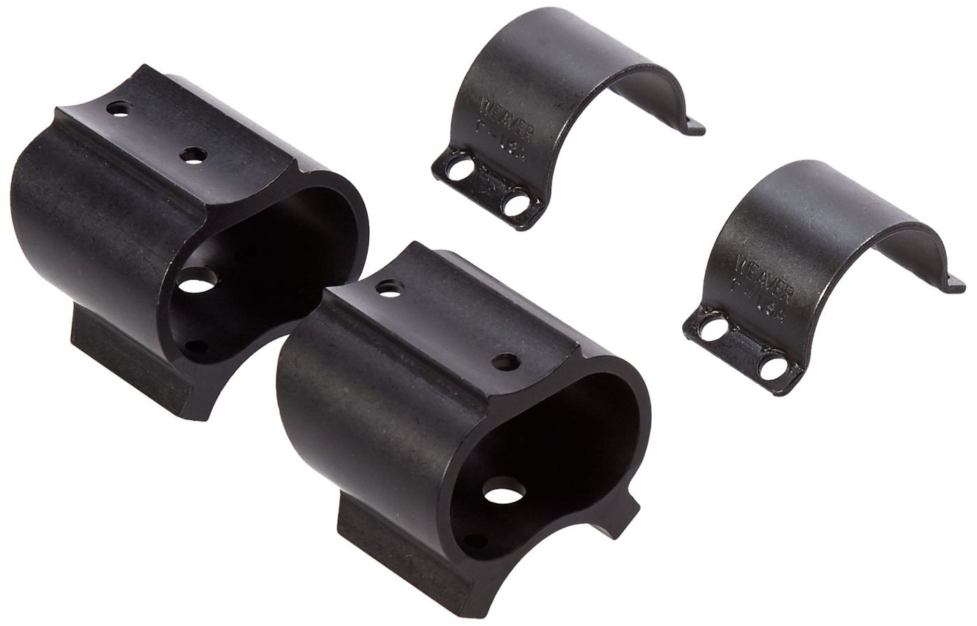 Weaver 1-Inch Steel Lock Mounts for Remington 742/760 Gloss Black view 2