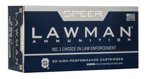Cci Speer Lawman Clean-Fire Handgun Ammunition .38 Spl 125gr TMJ 900 fps 50