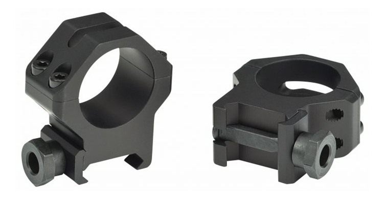 Weaver Tactical 4-Hole Picatinny 1-Inch Mounting Rings (Medium, Matte Finis view 2
