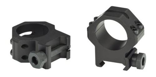 Weaver 4-Hole Tactical Picatinny Aluminum Scope Rings 1in High Matte view 2