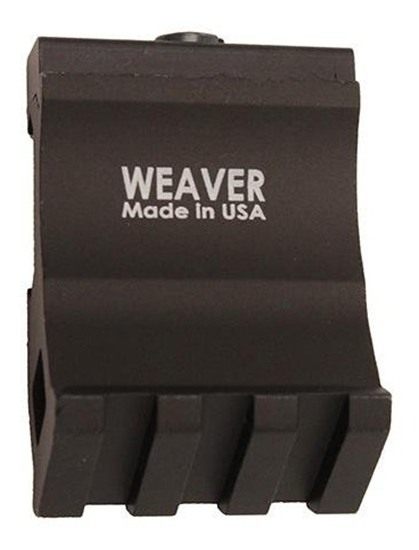 Weaver Mounts 99671 Offset Rail Adapter Black Anodized 0 MOA view 2