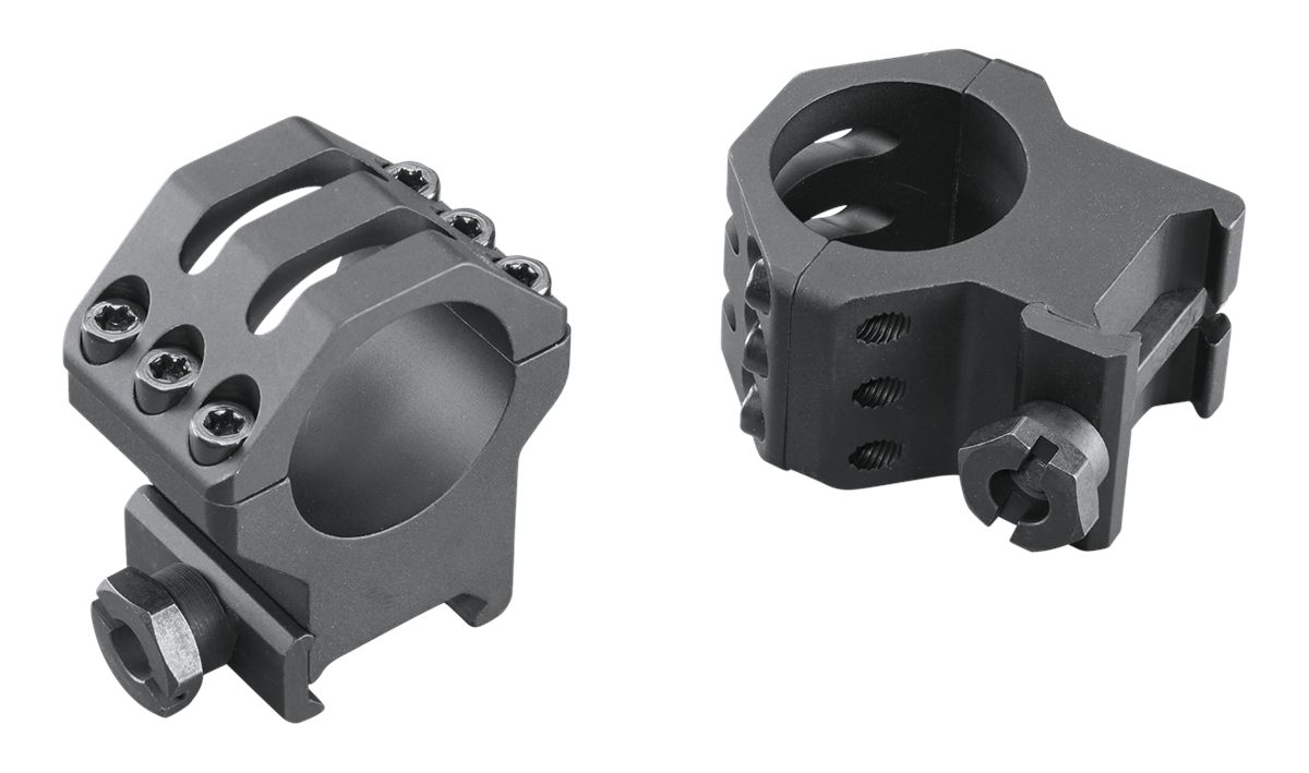 Rcbs Weaver Mounts 99690 Six-Hole Picatinny Rings Matte Black 1in Extra Hig