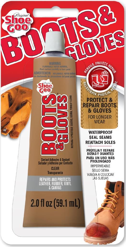 Shoegoo GOO 110610 Boots and Gloves Adhesive,2 fl oz,Clear view 2