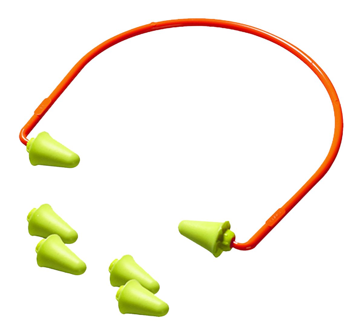 3M Peltor 97065 Sport Banded Earplugs Foam 28 dB Behind The Head Yellow Bud
